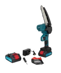 Το ιδανικό εργαλείο για κοπή ξύλων, κλαδιών και μικρών κορμών! Το επαναφορτιζόμενο πριόνι χειρός 48V με λάμα 8″ προσφέρει ισχυρή απόδοση και ευκολία στη χρήση, χωρίς καλώδια. Συνοδεύεται από 2 μπαταρίες , φορτιστή, εργαλεία συντήρησης και ανθεκτική βαλίτσα μεταφοράς για πλήρη φορητότητα. Ιδανικό για αγροτικές εργασίες, κηπουρική, κάμπινγκ ή γενική χρήση στο σπίτι και το εξοχικό. Χαρακτηριστικά: 2 Επαναφορτιζόμενες μπαταρίες 48V για μεγαλύτερη αυτονομία Λάμα κοπής 8″ για αποτελεσματική και γρήγορη κοπή Αντιολισθητική εργονομική λαβή για ασφαλή χρήση Περιλαμβάνεται φορτιστής, κατσαβίδι, προστατευτικό κάλυμμα και βαλίτσα Διαστάσεις βαλίτσας: 35 x 20 εκ. Ισχυρό, φορητό και πλήρως εξοπλισμένο – για κάθε δουλειά στο χέρι σας!