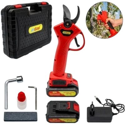 Το ηλεκτρικό κλαδευτήρι Andowl Q-JD25 προσφέρει επαγγελματικό κλάδεμα με ευκολία και ακρίβεια, χάρη στον ισχυρό κινητήρα και την επαναφορτιζόμενη μπαταρία 48V.Με ικανότητα κοπής έως 25mm, είναι ιδανικό για αμπελώνες, ελαιώνες και γενική περιποίηση δέντρων και θάμνων.
Περιλαμβάνει δύο μπαταρίες για μεγαλύτερη αυτονομία, καθώς και πρακτική βαλίτσα μεταφοράς.
Χαρακτηριστικά:
Τύπος: Ηλεκτρικό κλαδευτήρι μπαταρίας
Μπαταρία: 2 x 48V επαναφορτιζόμενες μπαταρίες λιθίου
Μέγιστη διάμετρος κοπής: 25mm
Χρήση: Επαγγελματική και ερασιτεχνική
Χρώμα: Κόκκινο
Περιλαμβάνει:
1 x Κλαδευτήρι
2 x Μπαταρίες 48V
1 x Φορτιστής
1 x Βαλίτσα μεταφοράς
Εγχειρίδιο χρήσης