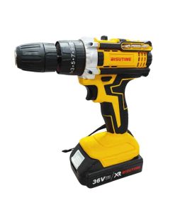 Το δραπανοκατσάβιδο λειτουργεί με μπαταρία 36 Volt. Είναι κατάλληλο τόσο για βίδωμα – ξεβίδωμα, όσο και για άνοιγμα τρύπας. Πιο συγκεκριμένα κάνει διάτρηση σε ξύλο με διάμετρο τρύπας έως 20 χιλιοστά, χάλυβα με διάμετρο τρύπας έως 10 χιλιοστά και διάφορα άλλα δομικά υλικά. -Αριθμός Μπαταριών:2 -Τάση: 36 V -Χωρητικότητα Μπαταρίας: 5.0 Ah -Λιθίου: Ναι