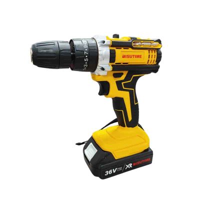 Το δραπανοκατσάβιδο λειτουργεί με μπαταρία 36 Volt. Είναι κατάλληλο τόσο για βίδωμα – ξεβίδωμα, όσο και για άνοιγμα τρύπας. Πιο συγκεκριμένα κάνει διάτρηση σε ξύλο με διάμετρο τρύπας έως 20 χιλιοστά, χάλυβα με διάμετρο τρύπας έως 10 χιλιοστά και διάφορα άλλα δομικά υλικά.-Αριθμός Μπαταριών:2
-Τάση: 36 V
-Χωρητικότητα Μπαταρίας: 5.0 Ah
-Λιθίου: Ναι

 