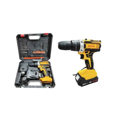 Το δραπανοκατσάβιδο λειτουργεί με μπαταρία 36 Volt. Είναι κατάλληλο τόσο για βίδωμα – ξεβίδωμα, όσο και για άνοιγμα τρύπας. Πιο συγκεκριμένα κάνει διάτρηση σε ξύλο με διάμετρο τρύπας έως 20 χιλιοστά, χάλυβα με διάμετρο τρύπας έως 10 χιλιοστά και διάφορα άλλα δομικά υλικά.-Αριθμός Μπαταριών:2
-Τάση: 36 V
-Χωρητικότητα Μπαταρίας: 5.0 Ah
-Λιθίου: Ναι

 