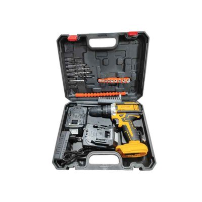 Το δραπανοκατσάβιδο λειτουργεί με μπαταρία 36 Volt. Είναι κατάλληλο τόσο για βίδωμα – ξεβίδωμα, όσο και για άνοιγμα τρύπας. Πιο συγκεκριμένα κάνει διάτρηση σε ξύλο με διάμετρο τρύπας έως 20 χιλιοστά, χάλυβα με διάμετρο τρύπας έως 10 χιλιοστά και διάφορα άλλα δομικά υλικά.-Αριθμός Μπαταριών:2
-Τάση: 36 V
-Χωρητικότητα Μπαταρίας: 5.0 Ah
-Λιθίου: Ναι

 