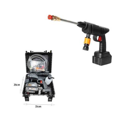 Πλήρες σετ φορητού πλυστικού υψηλής πίεσης 48V, ιδανικό για πλύσιμο αυτοκινήτου, μηχανής, ποδηλάτου, μπαλκονιού ή εργαλείων. Λειτουργεί με μπαταρία λιθίου για πλήρη φορητότητα και ευκολία στη χρήση χωρίς καλώδια. Παρέχεται σε πρακτική βαλίτσα μεταφοράς με όλα τα απαραίτητα εξαρτήματα.Τάση: 48V
Περιλαμβάνονται 2 μπαταρίες + φορτιστής
Πιστόλι ψεκασμού με εργονομική λαβή
Μπουκάλι σαπουνιού, λάστιχο, ακροφύσια & σύνδεσμοι
Διαστάσεις βαλίτσας: 27 × 22 cm