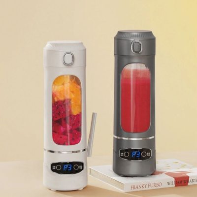 1 Φορητό Ηλεκτρικό Ποτήρι Χυμού - Υψηλή Χωρητικότητα, Πολυλειτουργικός Μπλέντερ για Σμούθι και Προετοιμασία Τροφίμων, Επαναφορτιζόμενο μέσω USB, 5 Βασικές Χρήσεις: Σπίτι, Γραφείο, Εξωτερική Χρήση, Κάδοι Εξαγωγής, Ταξίδι