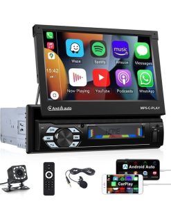 Ηχοσυστήματα Αυτοκινήτου με Αναδιπλωμένη Οθόνη 7″ 9601C-Play Car MP5 – Car MP5 player οΘόνη αφης Με τηλεχειριστήριο Δεν περιλαμβανει καμερα-ακουστικο