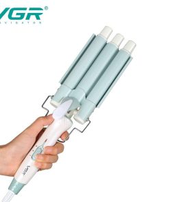 Αποκτήστε εντυπωσιακές μπούκλες εύκολα και με ασφάλεια! Το VGR Ψαλίδι Μαλλιών για Μπούκλες V-595 διαθέτει κεραμική επίστρωση που προστατεύει τα μαλλιά από τη θερμότητα, ρυθμιζόμενη θερμοκρασία έως 220°C, και άκρη ψυχρής αφής για άνετη χρήση χωρίς εγκαύματα.