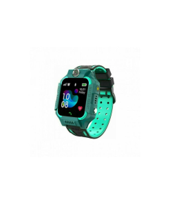 Παιδικό Smartwatch με Λουράκι από Καουτσούκ/Πλαστικό Πράσινο Ezra SW34